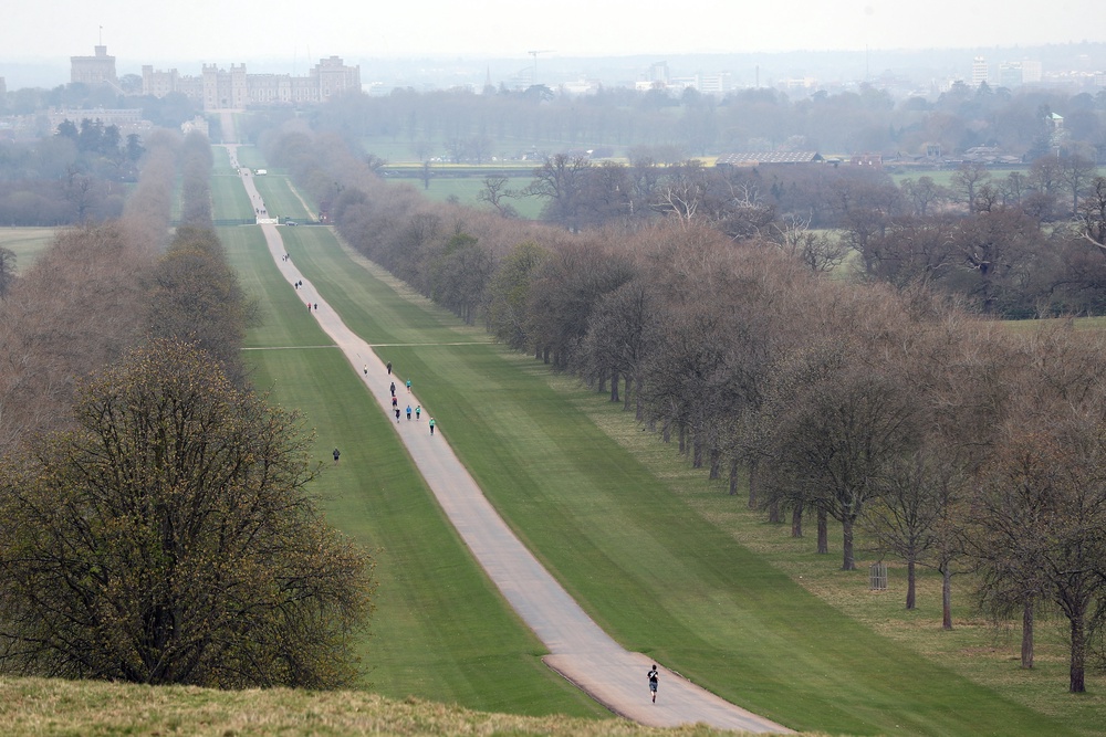 Windsor Castle as seen down the Long Walk in Windsor Great Park (Andrew Matthews/PA) (PA Archive)