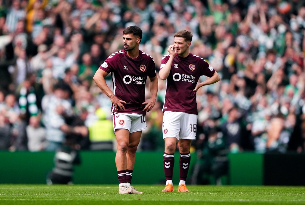 Hearts may listen to offers for star players such as forward Claudio Braga and winger Alexandros Kyziridis (PA)