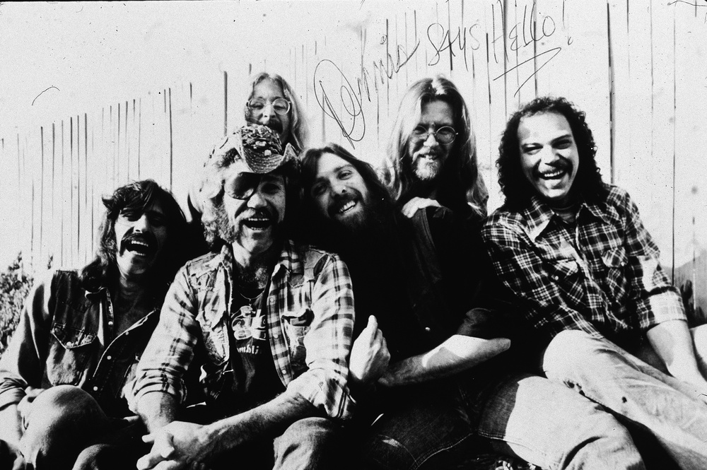 Dr. Hook, from left: Bill Francis, Ray Sawyer, Rik Elswit, Dennis Locorriere, Jance Garfat, and John Walters, 1979 (Getty)