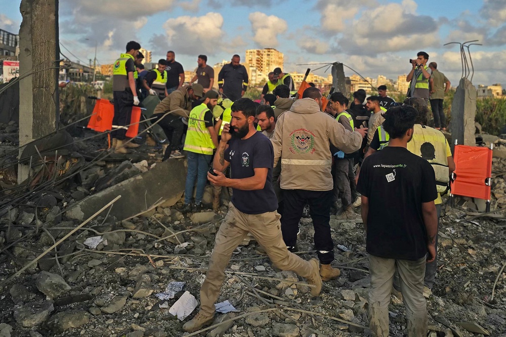 Israel launched a series of airstrikes on southern Lebanon on May 16 (AFP via Getty Images)