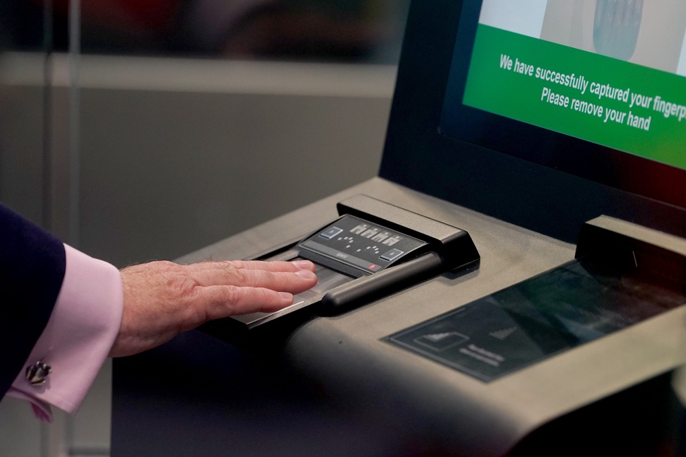 Asylum seekers have their fingerprints taken on arrival in the UK but those with convictions abroad might not necessarily be flagged (PA Wire)