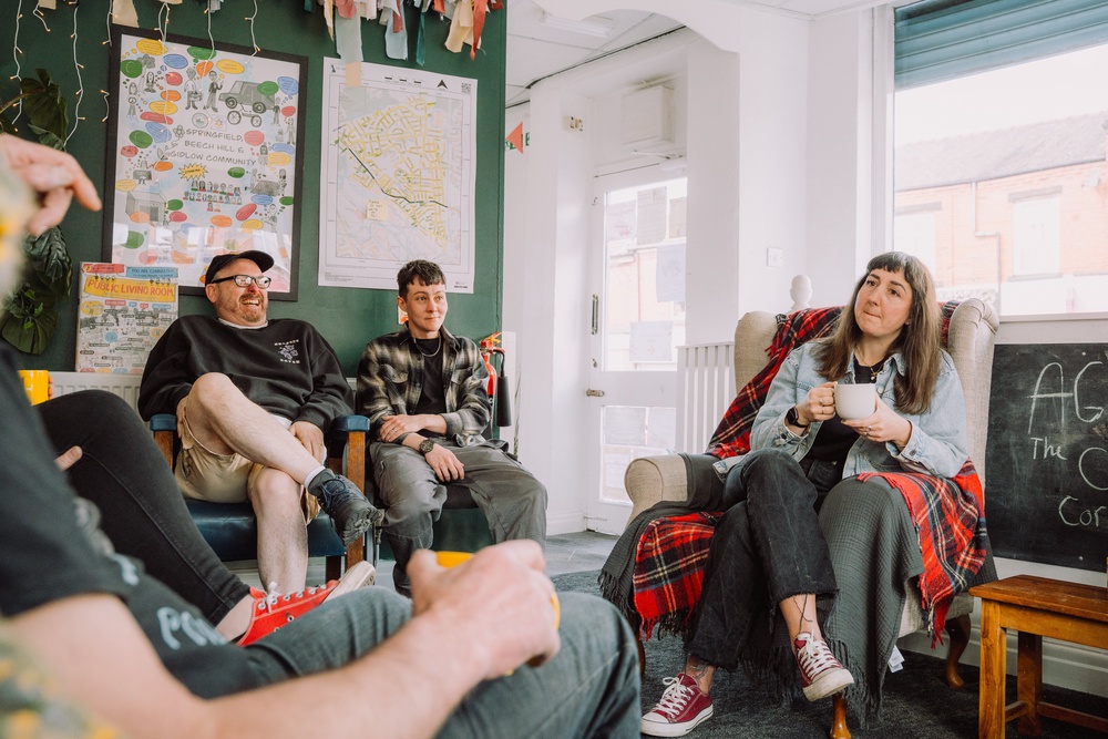 A group conversation was held in Wigan (pictured) to kickstart the national conversation (Credit: Stephen Harcus Turner)