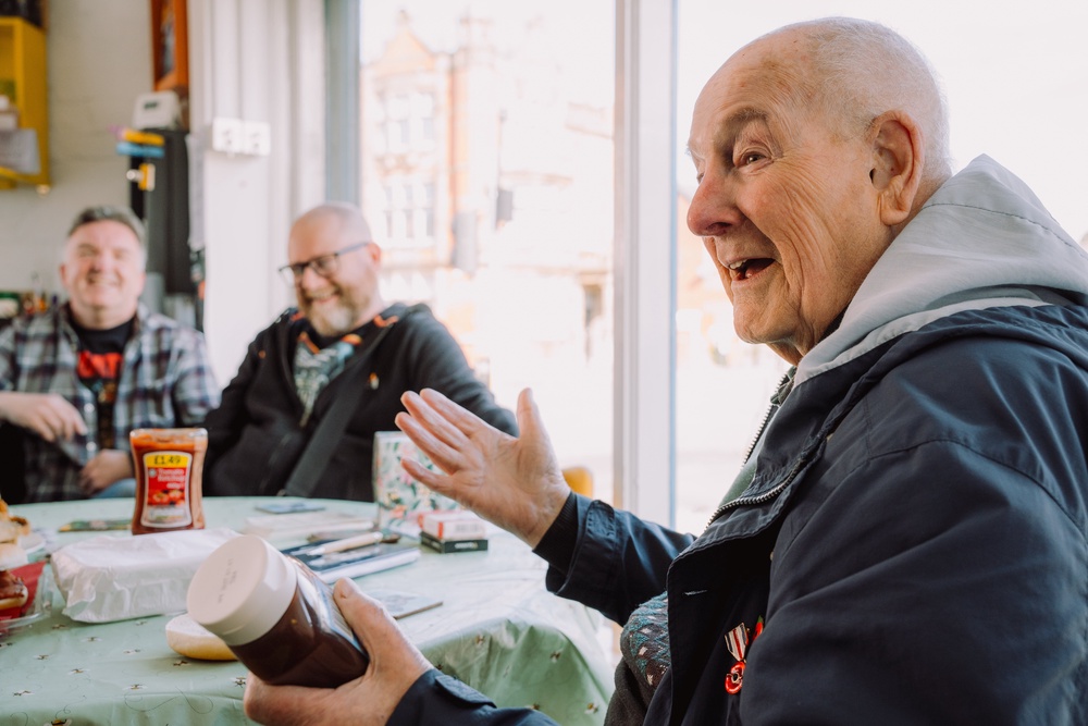 Local people at a national conversation event in Wigan discussing their community (Credit: Stephen Harcus Turner)