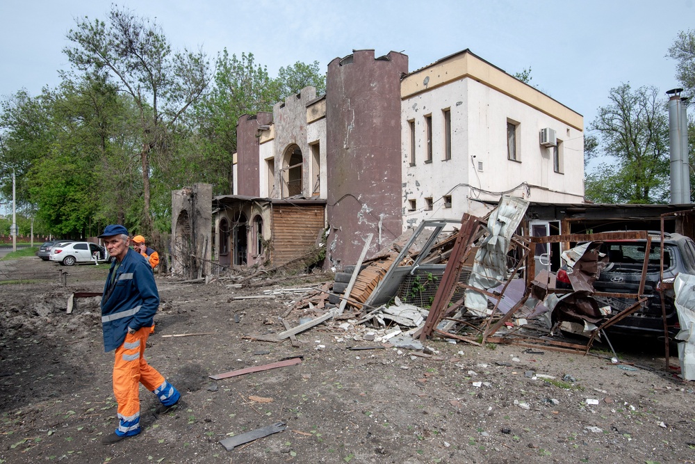 Russia launched hundreds of drones and nearly two dozen missiles at Ukraine overnight (AFP/Getty)