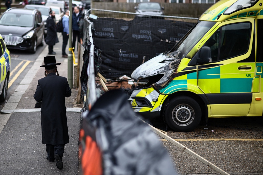 Four men pleaded guilty on Friday following the arson attack (AFP/Getty)