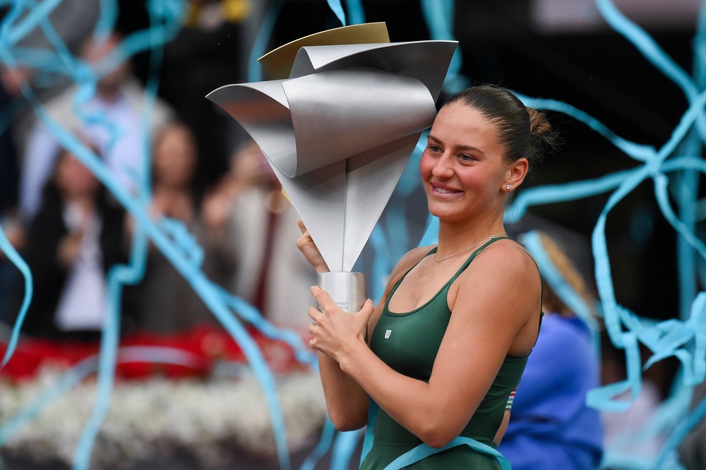 Marta Kostyuk won in Madrid two weeks ago (Getty)