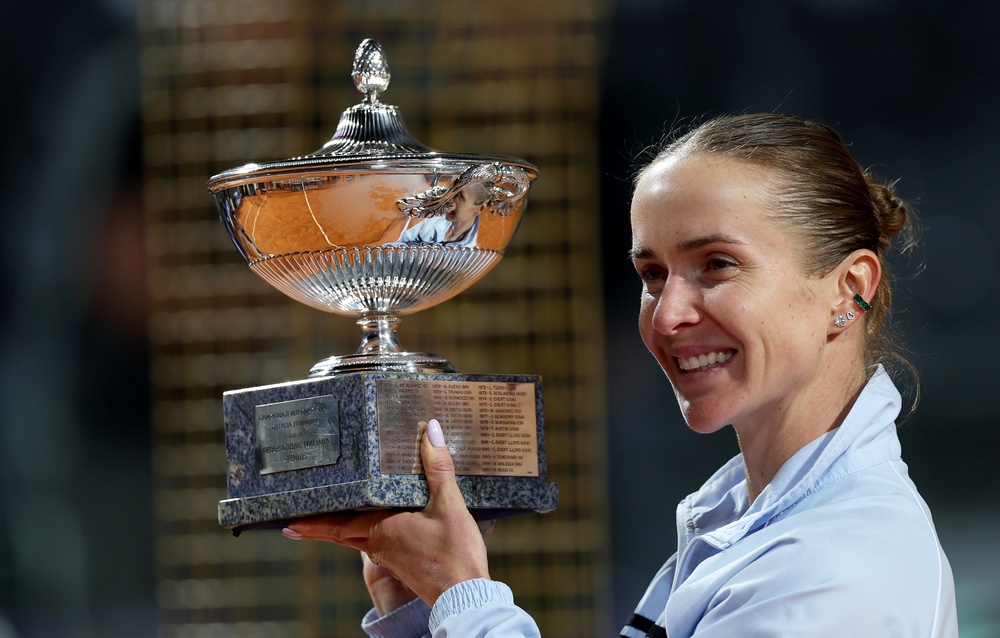 Elina Svitolina won the Italian Open, the last ATP and WTA 1000 before Roland Garros (Getty)