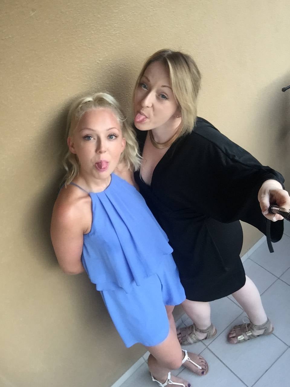 Lucy White (left) with her sister Stacey. Stacey wants to help others after Lucy died following a drug overdose (Stacey Jordan)