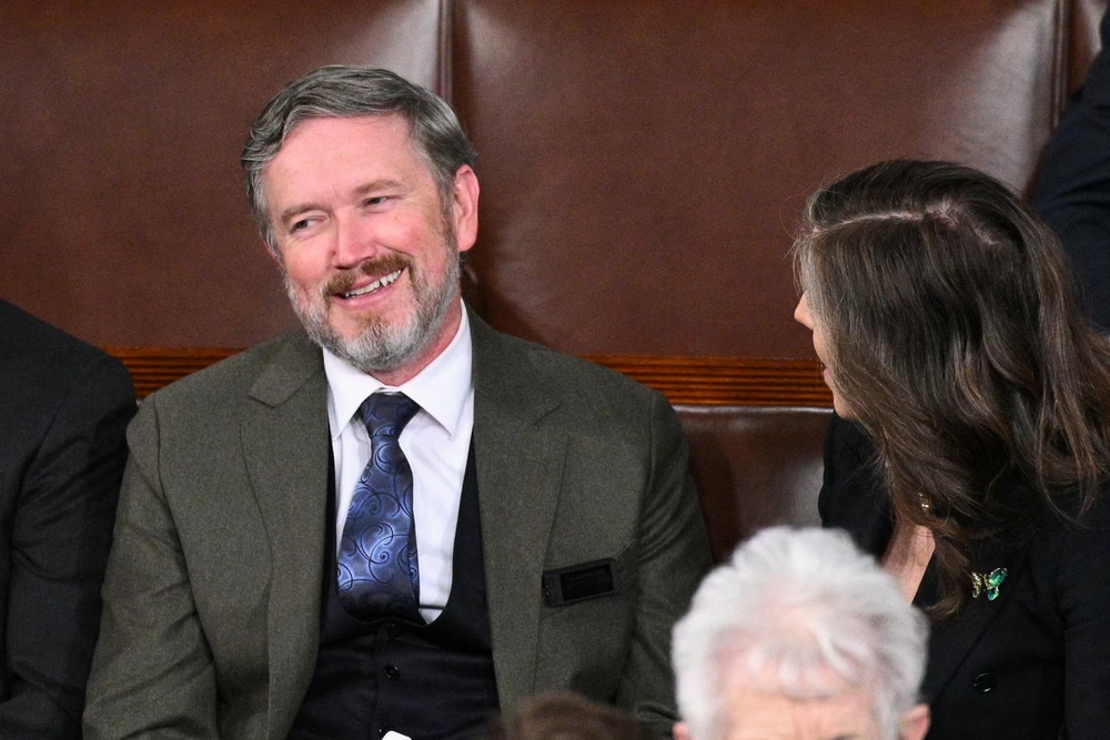 Rep. Thomas Massie (R-Ky.) has emerged as a major critic of the Trump administration during Trump’s second term. (AFP/Getty)