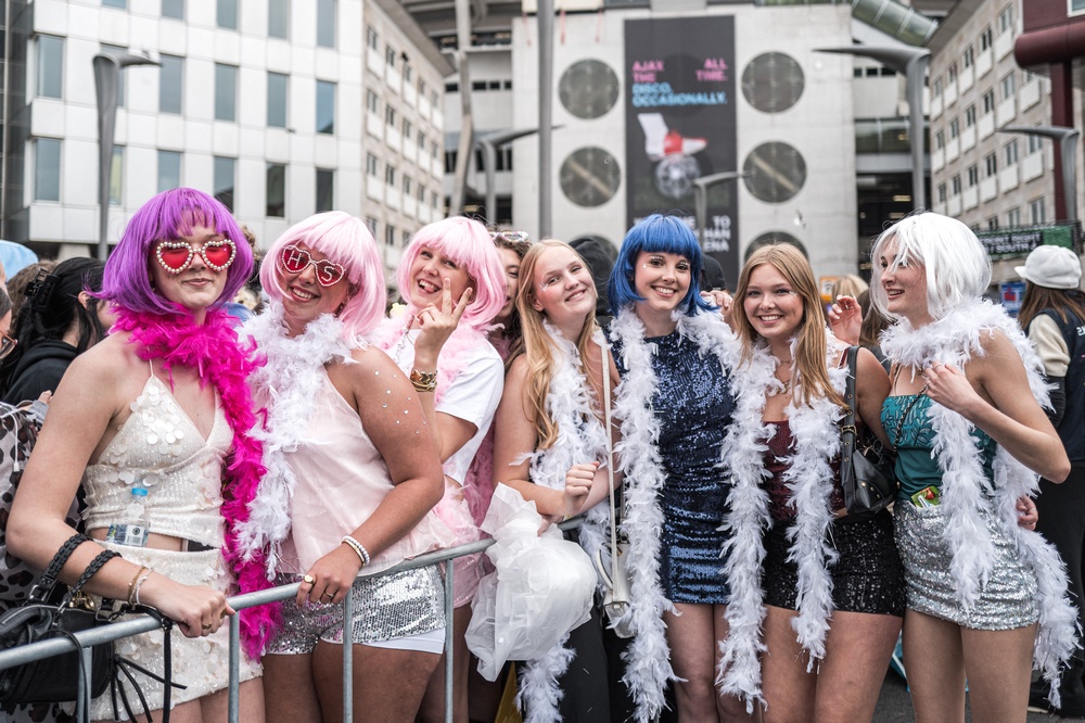 Styles fans decended upon Amsterdam last weekend for the start of his tour (AFP/Getty)