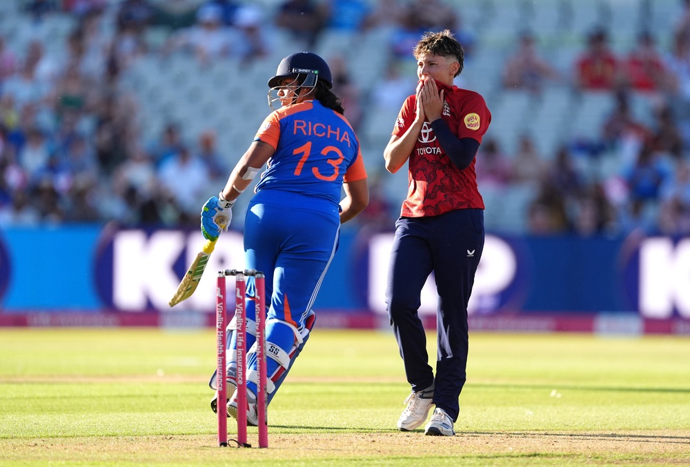 Issy Wong’s last England appearance came in July 2025, against India (Martin Rickett/PA) (PA Archive)