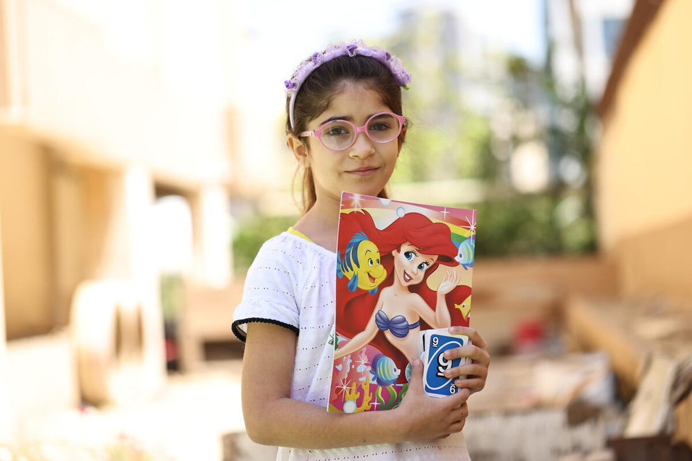 Nour* fled from southern Lebanon with her family (Save the Children)