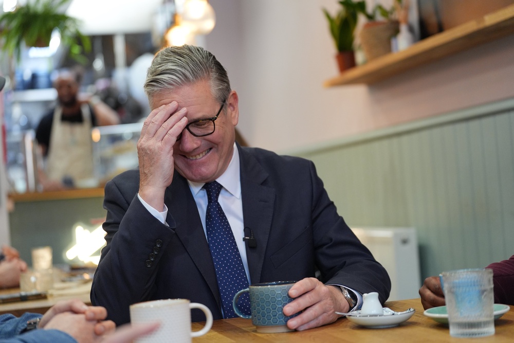 Sir Keir Starmer spoke during a visit in north London (Yui Mok/PA) (PA Wire)