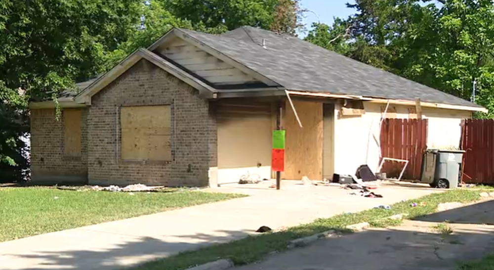 Hours after Murray’s body was found, a suspicious fire broke out at the property on Georgia Avenue,= (Fox4)