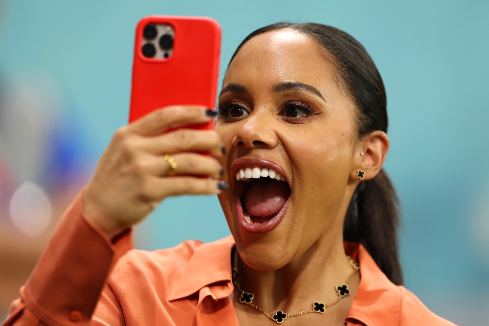 Logan will be vying with the likes of Alex Scott to present coverage of the final in July (Getty)