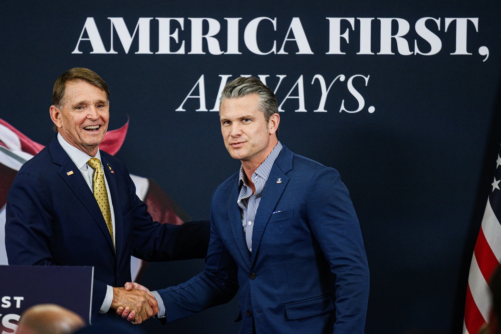 Defense Secretary Pete Hegseth campaigned for Massie’s opponent, retired Navy SEAL Ed Gallrein. (Getty)
