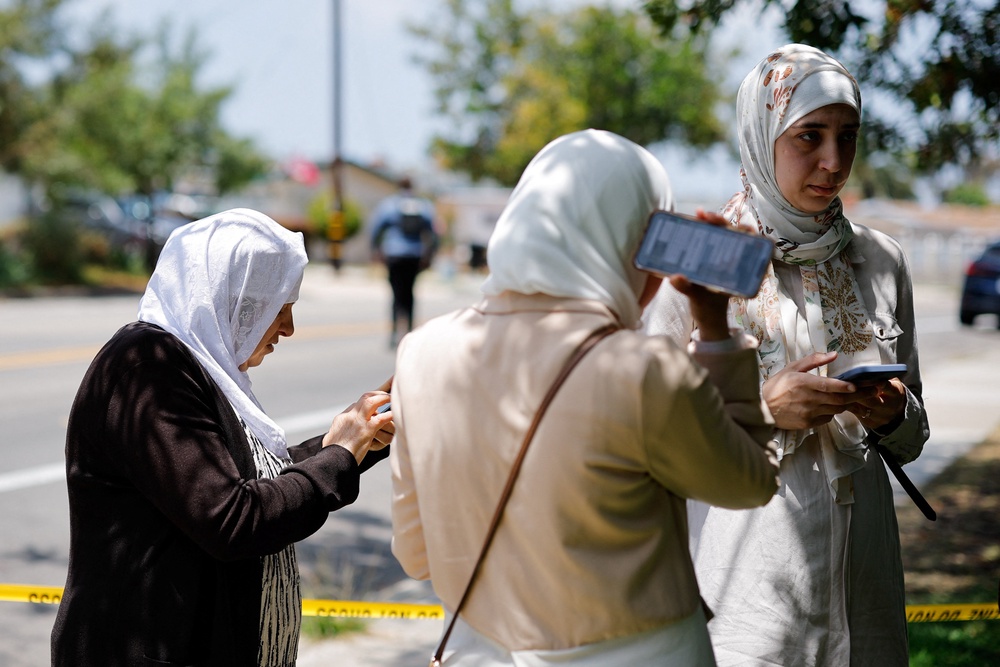 Police have not publicly named any of the victims or suspects of the shooting (Reuters)