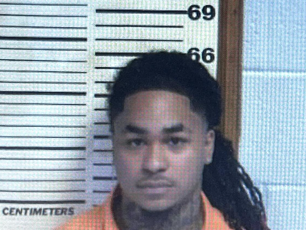 Za’Darius Smith (pictured), along with Jordan Bonds and Devontae Robertson, were arrested on charges of inciting a riot and disorderly conduct (Lauderdale County Sheriff’s Office)