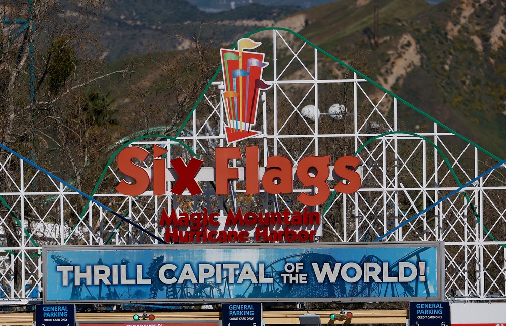 Six Flags Over Texas in Arlington lost power Saturday after a construction crew hit an underground power line (Getty Images)