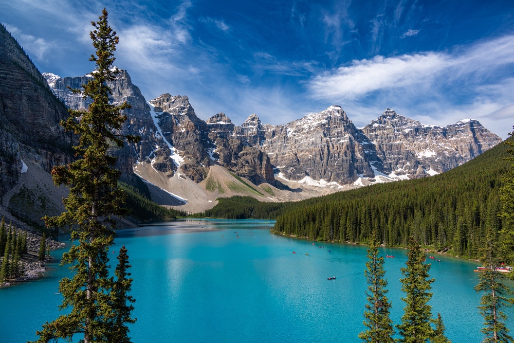Moraine Lake in Banff National Park (Getty Images)