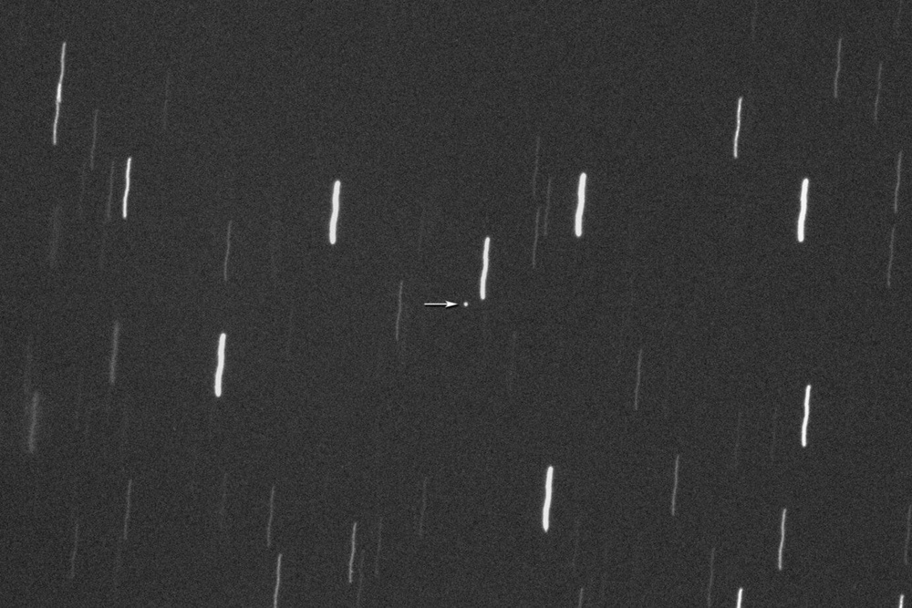 An image of Asteroid 2026 JH2 captured by astronomers at the Virtual Telscope Project on 17 May, 2026 (The Virtual Telescope Project)