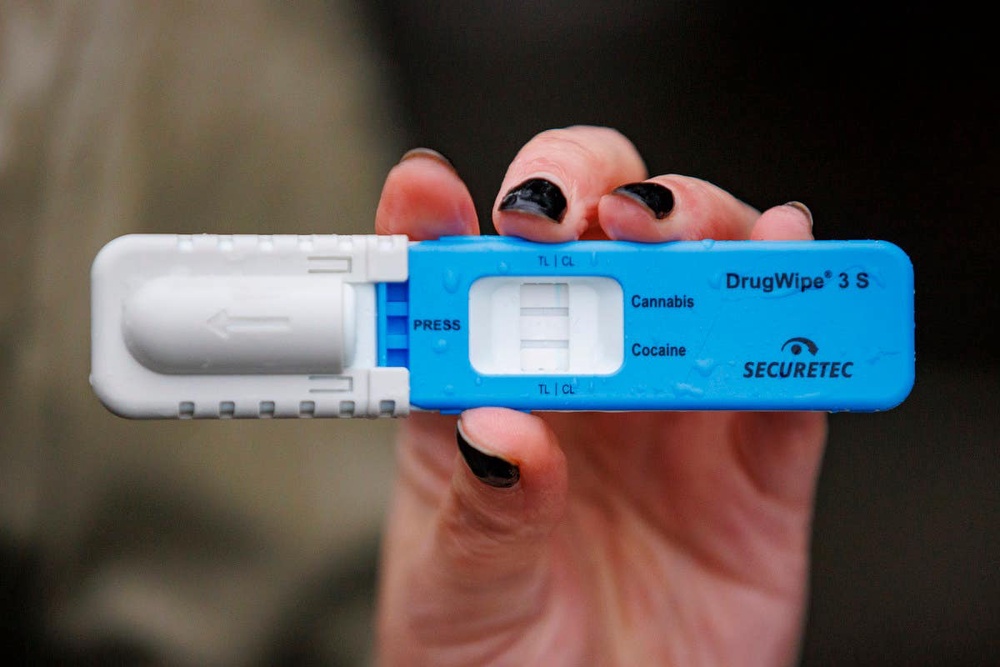 The RAC has previously called drug-driving an ‘under-the-radar issue.’ Pictured, a  drug test used by police for suspects driving under the influence (PA)