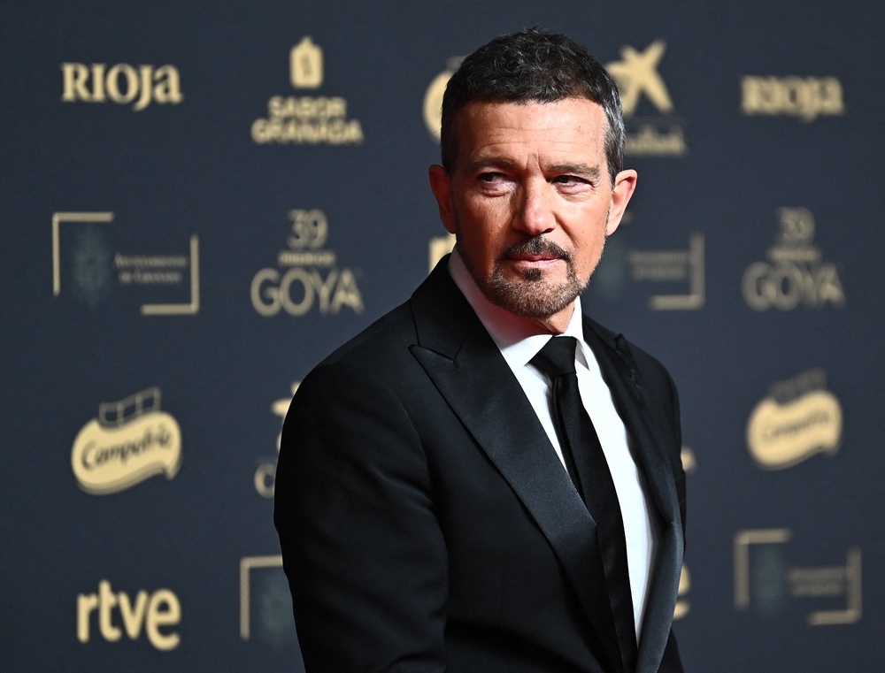 Banderas currently stars in the new biopic ‘Tony,’ about the late, famed celebrity chef Anthony Bourdain (AFP/Getty)