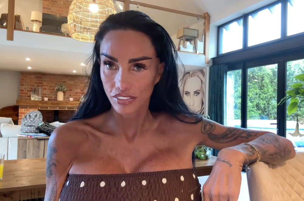 Katie Price updates fans in new video (YouTube/The Katie Price Show)