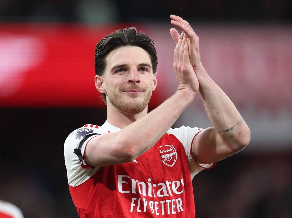 Declan Rice has been instrumental in Arsenal’s glory (Reuters)