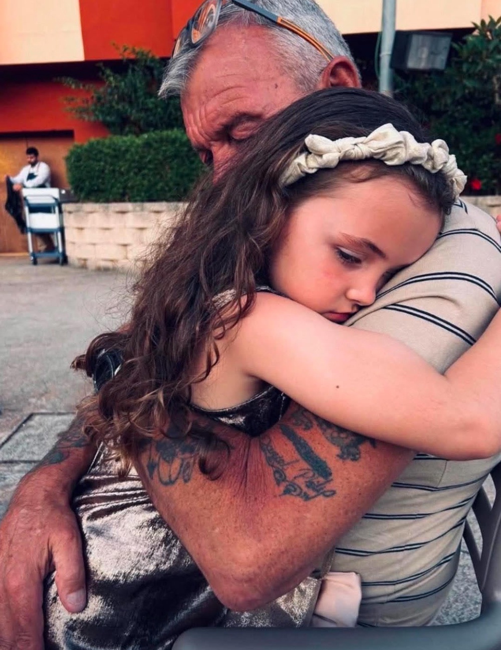 Mr Wright and his granddaughter (Abbey Wright)