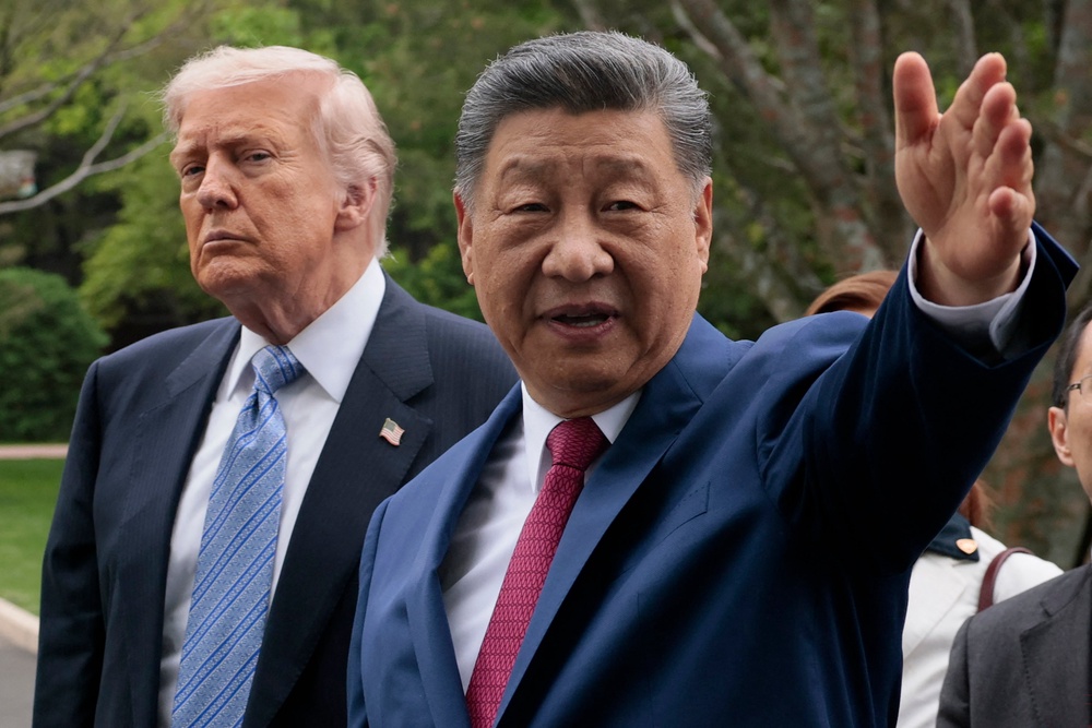Xi Jinping hailed a 'new positioning' of ties with the US as Donald Trump returned to Beijing for the first time in nearly 10 years - a decade marred by tariffs, a pandemic and allegations of espionage (AFP/Getty)