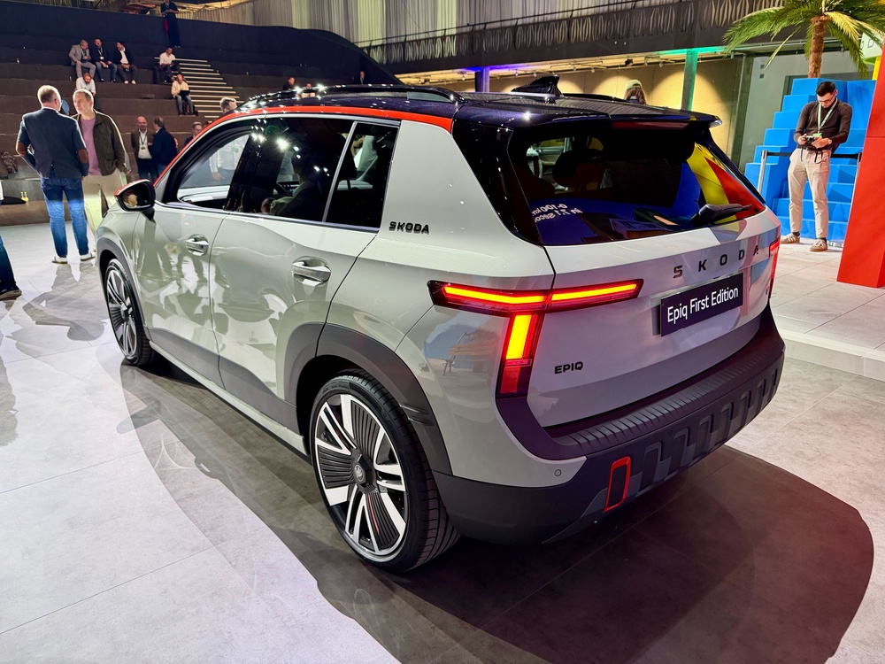 A small electric SUV, the Skoda Epiq is priced from £24,950 (Steve Fowler)