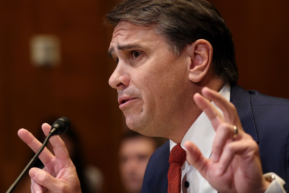 Acting Attorney General Todd Blanche hasn’t ruled out January 6 rioters and Donald Trump’s donors from receiving taxpayer funds from what critics have called a $1.7 billion ‘slush fund’ for the president’s allies (Getty Images)
