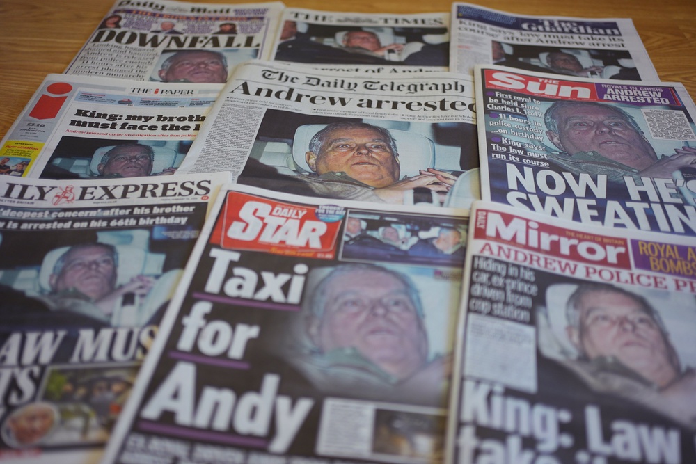 Andrew Mountbatten-Windsor was released under investigation following his arrest (PA) (PA Wire)