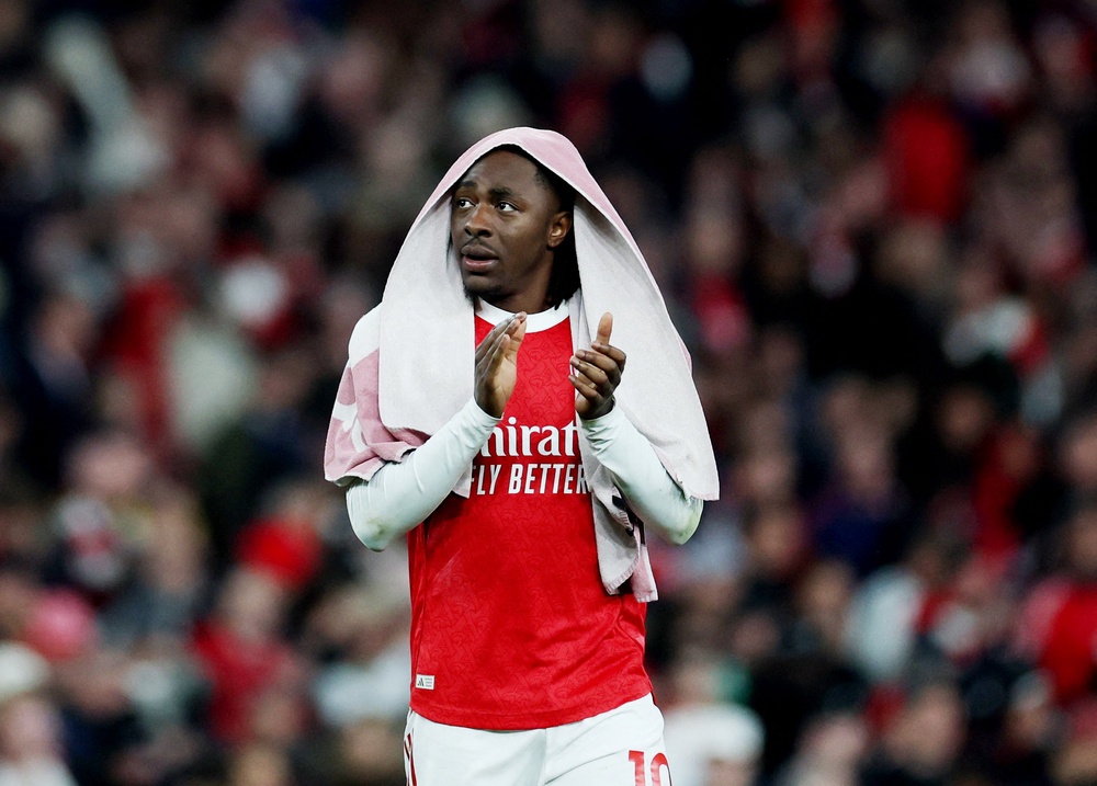 Eberechi Eze intervened to lighten Arsenal's training load (Reuters)