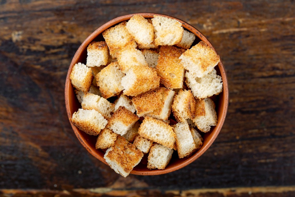 The affected croutons contained a dry milk powder that may have been contaminated with salmonella (Getty Images)