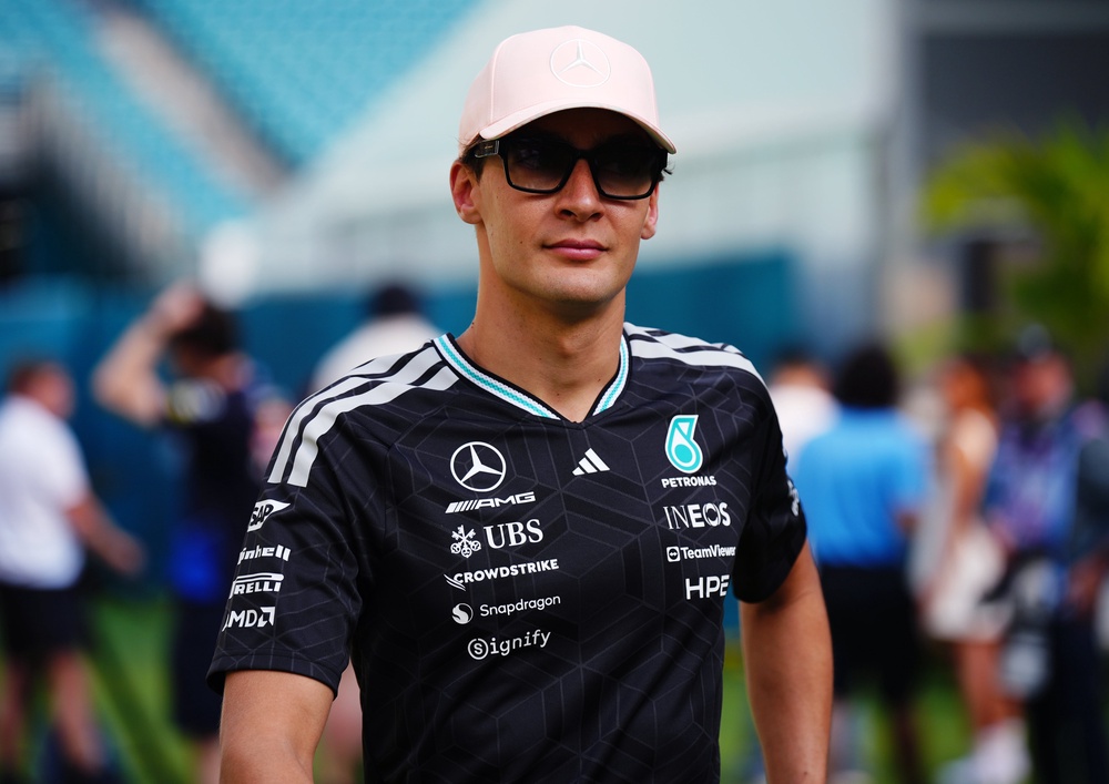 George Russell trails Mercedes team-mate Kimi Antonelli by 20 points (Bradley Collyer/PA) (PA Wire)