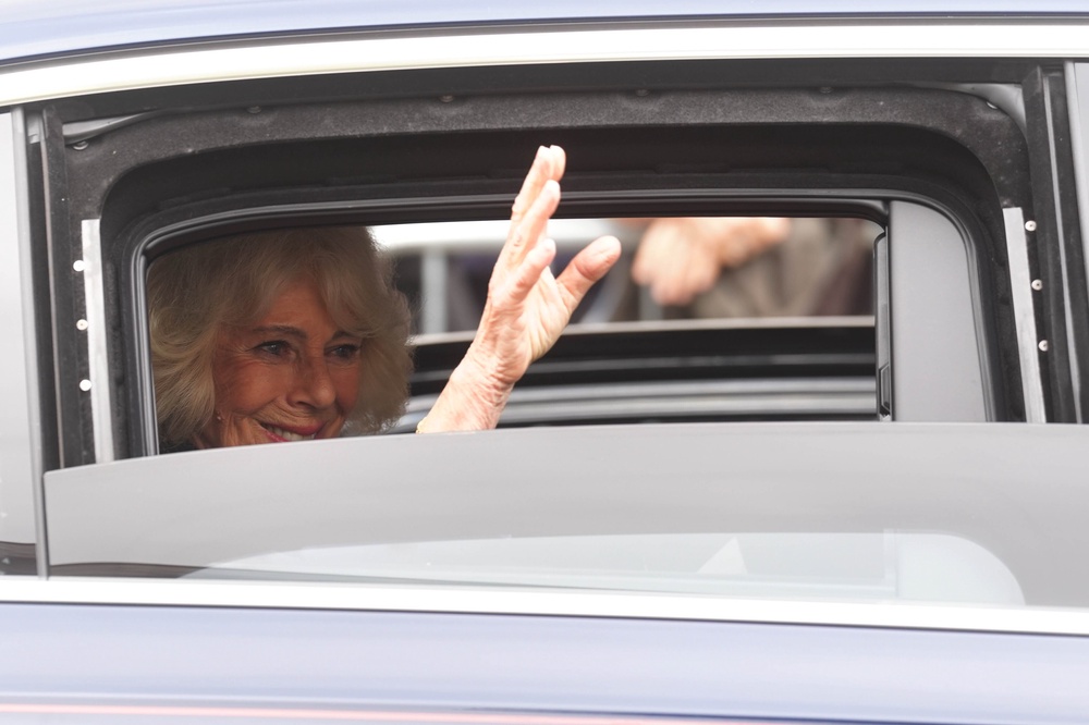 Camilla’s visit came on the second day of the King and Queen’s visit to Northern Ireland (Brian Lawless/PA)