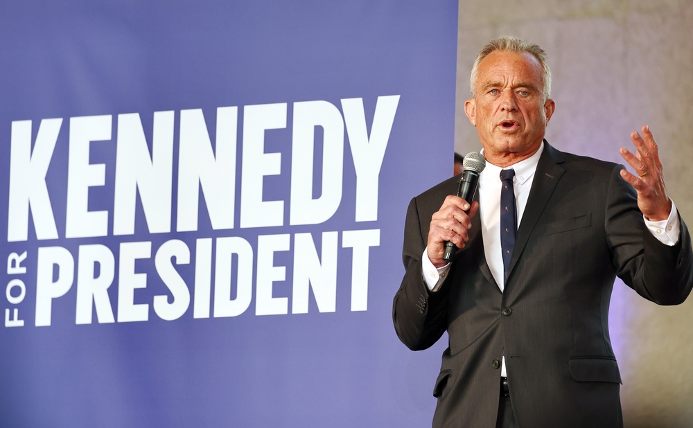 Amaryllis Fox Kennedy managed her father-in-law's 2024 presidential campaign before he dropped out of the race and threw his support behind Donald Trump (Getty Images)