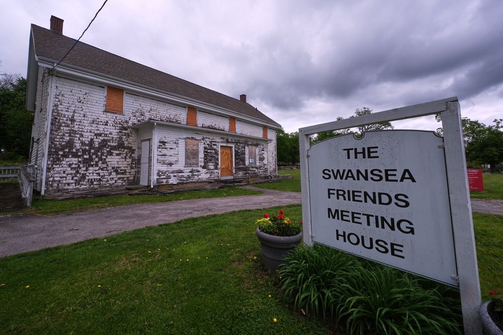 Recognized as the oldest surviving Quaker meeting house in the state, the Swansea Friends Meeting House was built in 1701 to serve as a refuge by a congregation fleeing religious persecution (AP)