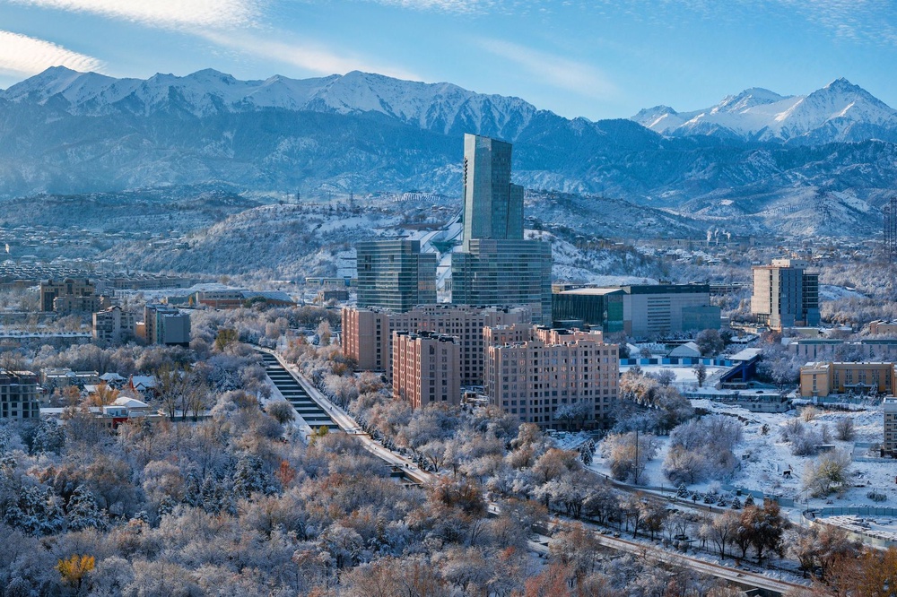 The racers passed through Almaty in Kazakhstan (Getty Images)