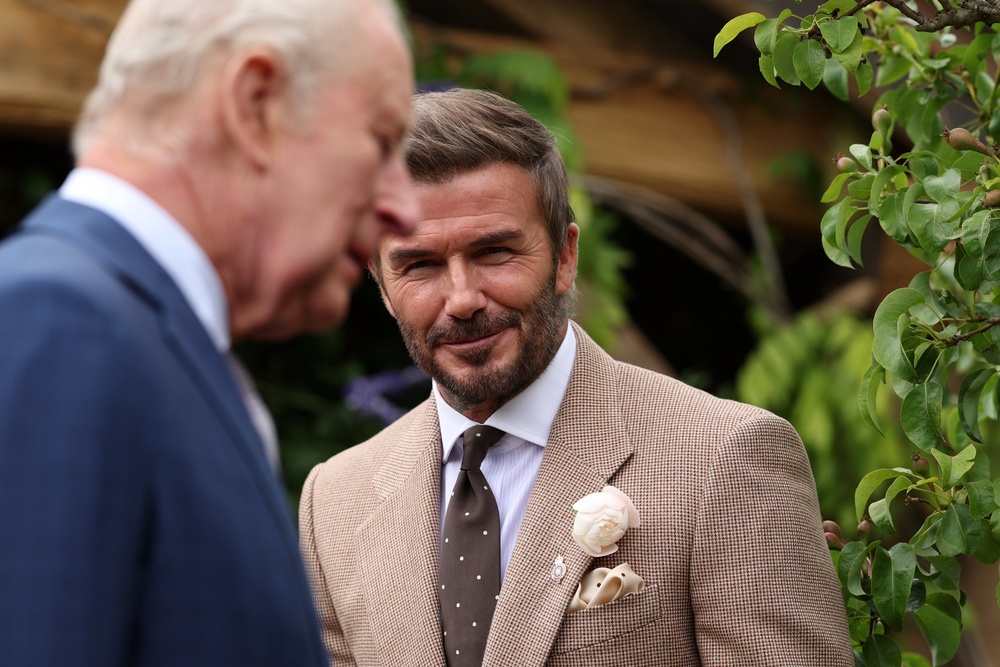 Sir David was also involved in the RHS and King’s Foundation ‘curious garden’ at this year’s Chelsea Flower Show (Adrian Dennis/PA) (PA Wire)