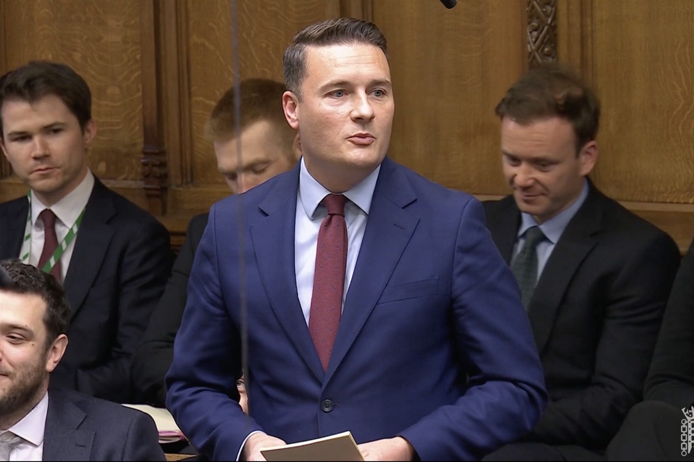 Wes Streeting said the government is losing the fight against nationalism (House of Commons/UK Parliament)