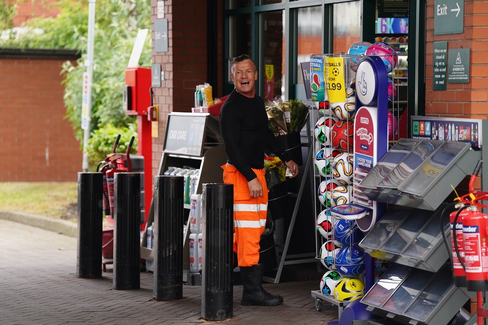 The Chancellor told the heckler it was ‘not very British’ to shout at someone (Jacob King/PA) (PA Wire)