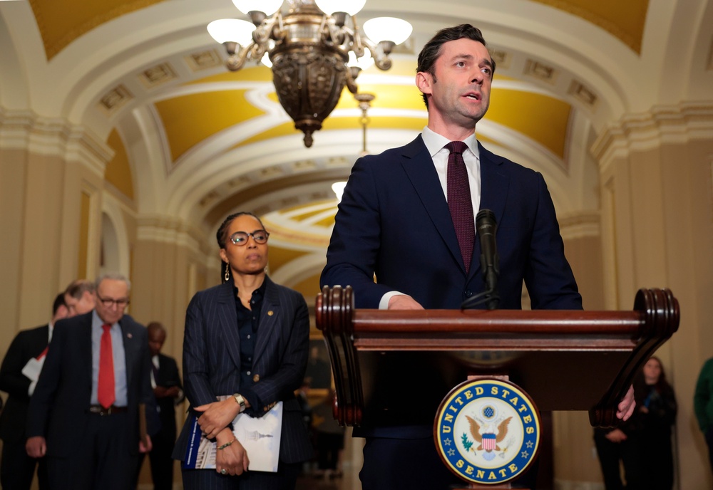 While Trump has attacked Democrats’ nominee for Senate in Texas, he has not attacked Sen. Jon Ossoff in Georgia despite Republicans wanting to flip the seat. (Getty)