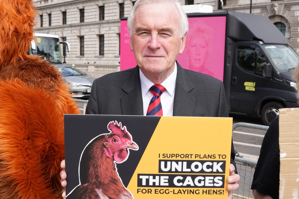 Former Shadow Chancellor John McDonnell (Humane League UK)