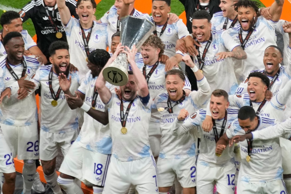 Aston Villa won the Europa League (AP)