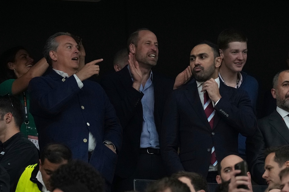 William took to X after the match to congratulate the team (AP)
