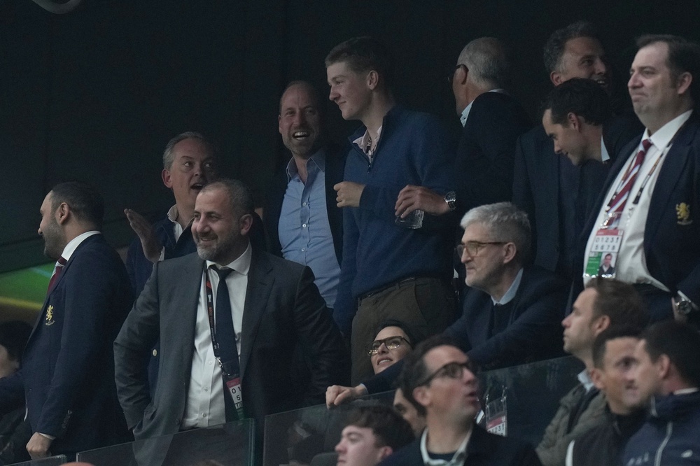 The Prince of Wales is a regular at Villa matches (AP)