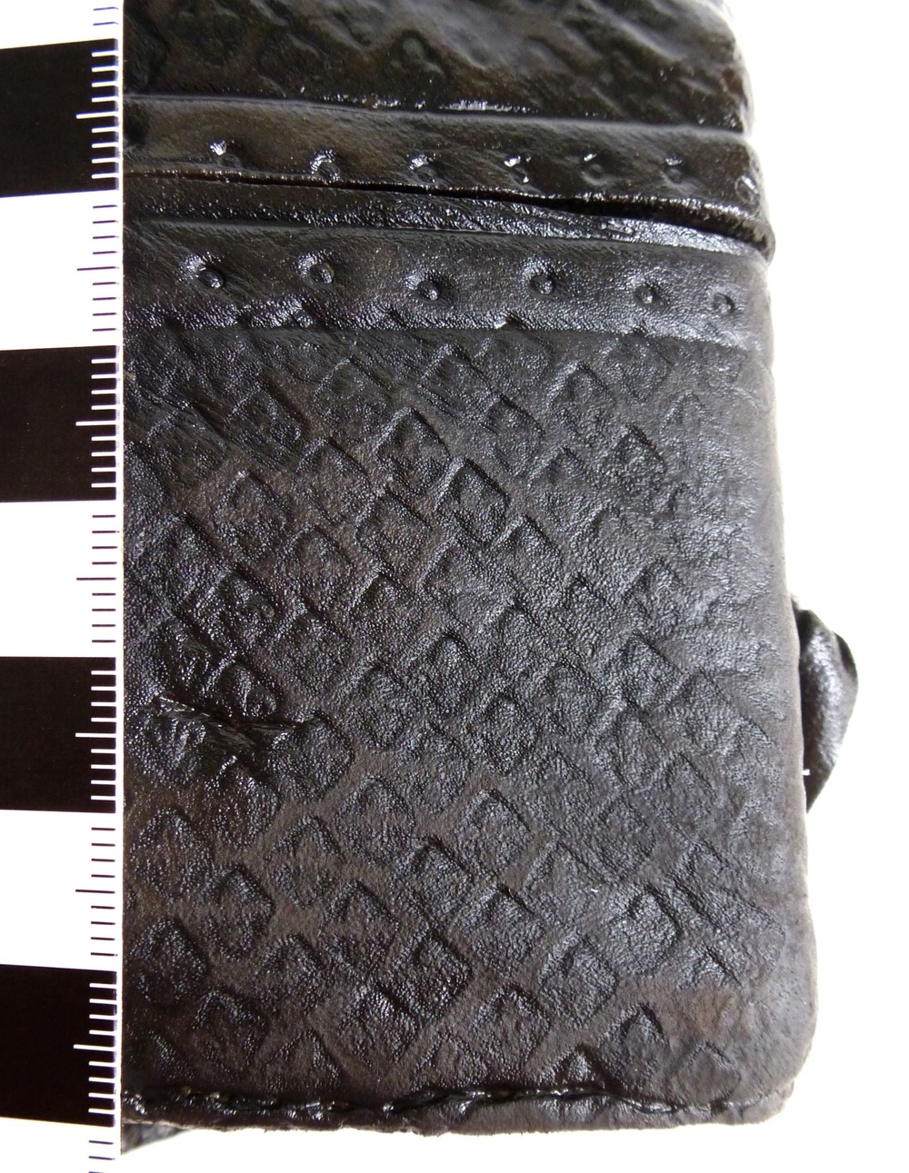 Leather cover with lily embossing (LWL)